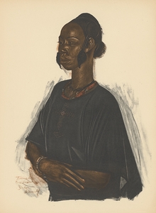 Dessins et Peintures d’Afrique Pl 2 [Drawings and Paintings from Africa Plate 2] [1927] by Alexandre Jacovleff [1887–1938]